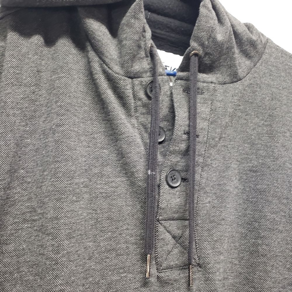 Ezekiel Henley Pullover Hoodie Sweatshirt Sweater Mens Gray Size XL - Picture 8 of 15